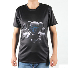 Empire Star Wars Men Fashion 3D T Shirts Tee Short Sleeve Yoda Darth Vader Designer Man