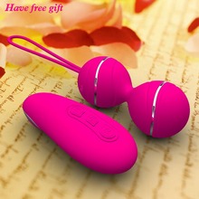 Силиконовые вибрационный яйца Kege lvigina love ball Смарт Love Ball для Вагинальный Тесная Упражнение Вибрационной Шаровой Игрушка Секса для женщины