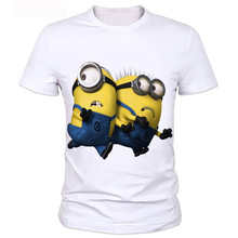 3d t-shirt Casual minions t shirts harajuku tshirt Alisister cartoon Despicable Me minion t shirt printed funny men/women 109#
