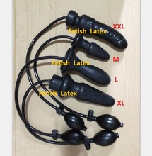 New arrival plug w latex sheath inflatable sexy anal or viginal or mouth new try new feeling fetish heavy women LES