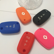 2015 new Renault silicone car key cover car key protector case for flip folding renault car