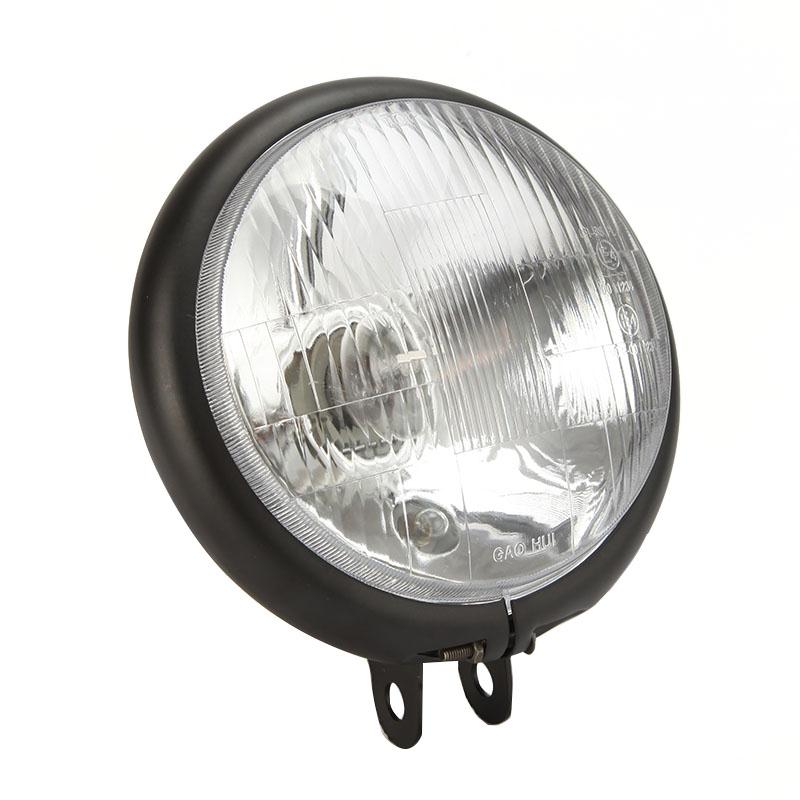 6'' Black Motorcycle Headlight LED Hi Lo Spot Fog Light Lamp Dirt Bike