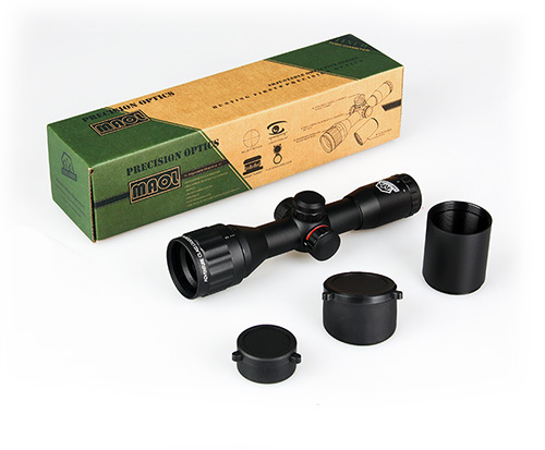 Free shipping Military tactical optical Mil Dot rifle scope 4X32 Mini DoubleColor hunting rifle scope shooting