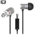 KZ HDS3 Mini Earphone Silver Exquisite Shiny Lightweight Monitoring In Ear Monitors With Microphone
