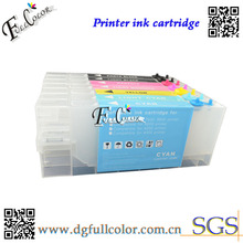 Free shipping 7pcs cartridges and 1pcs chip resetter for epson pro 4000 ink cartridge refill pigment ink