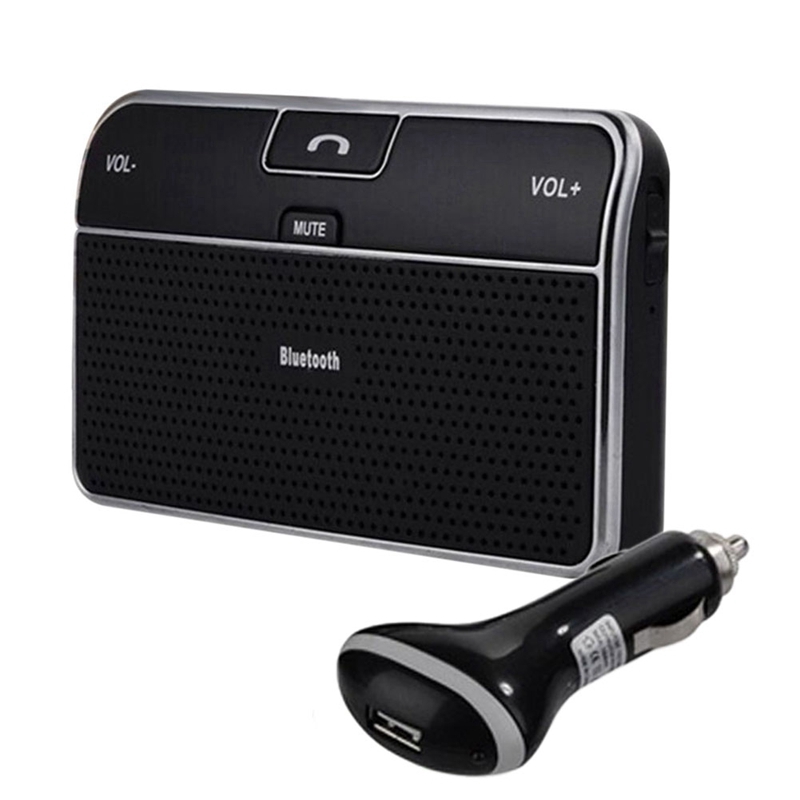 Promotion! Car Kit Bluetooth Handsfree Vehicle Speakerphone V4.0 Multipoint Sunvisor Auto Speaker for Phone Smarpthones