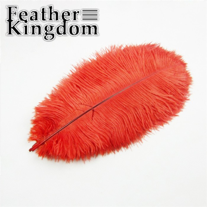 red OSTRICH FEATHER