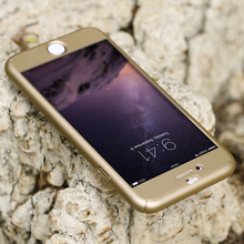 Floveme Hot 360 Degree Full Protect PC Cover for iphone 6 6s Case 6plus 6splus Shell