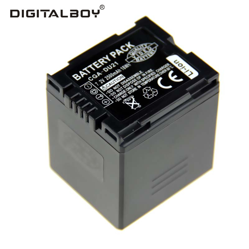 1PCS 2500mAh CGA-DU21 CGADU21 CGA DU21 Rechargeable Camera BatteryFor 