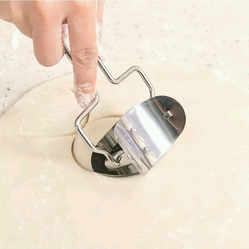 7CM Stainless Steel Round Dumpling Maker Kitchen Pastry Tools Mold Cookie Pastry Wrapper Mould