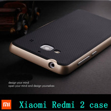 2015 New product luxury Xiaomi Redmi 2 case soft feeling TPU +PC material ultra-thin mobile phone back cover for xiaomi 2