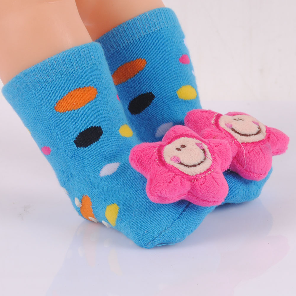 1Pair Winter Warm Baby Socks Infant Kids Children Socks For New Born Mixed Color For 0