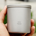 Keith 220ml Cup Titanium Double wall Mug With Lid Water Glass No Odor No Scale Bacteriostatic