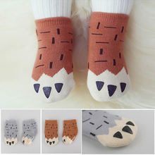 High quality 2 p/lot Winter autumn Baby socks newborn floor socks kids cotton 0-4 years Boy Girl children socks Free shipping