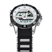 WEIDE WH1104 Watch Men Luxury Brand Sports Watch Relogio Masculino Military LCD Luminous Analog Digital Display