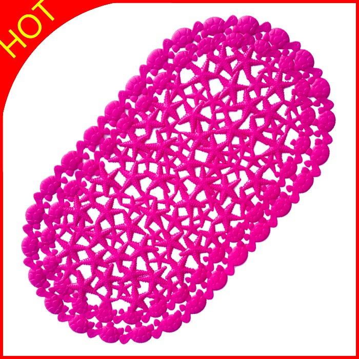 Blauwe ovaal zeesterren bad douche massage mat pvc tapijt anti slip badmat huis keuken wc toilet Blauwe ovaal zeesterren bad douche massage mat pvc tapijt anti slip badmat huis keuken wc toilet