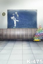 Background 5x7ft Photo Studio Muslin Backdrops Floor Support Stand Blackboard Ornaments Children Classroom Photograph Background