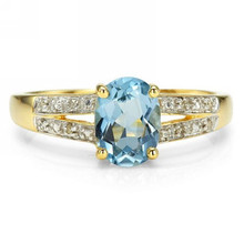 Wholesale Fashion female Sapphire Jewelry AAA blue Zircon finger rings CZ 18K Gold Filled Wedding Ring
