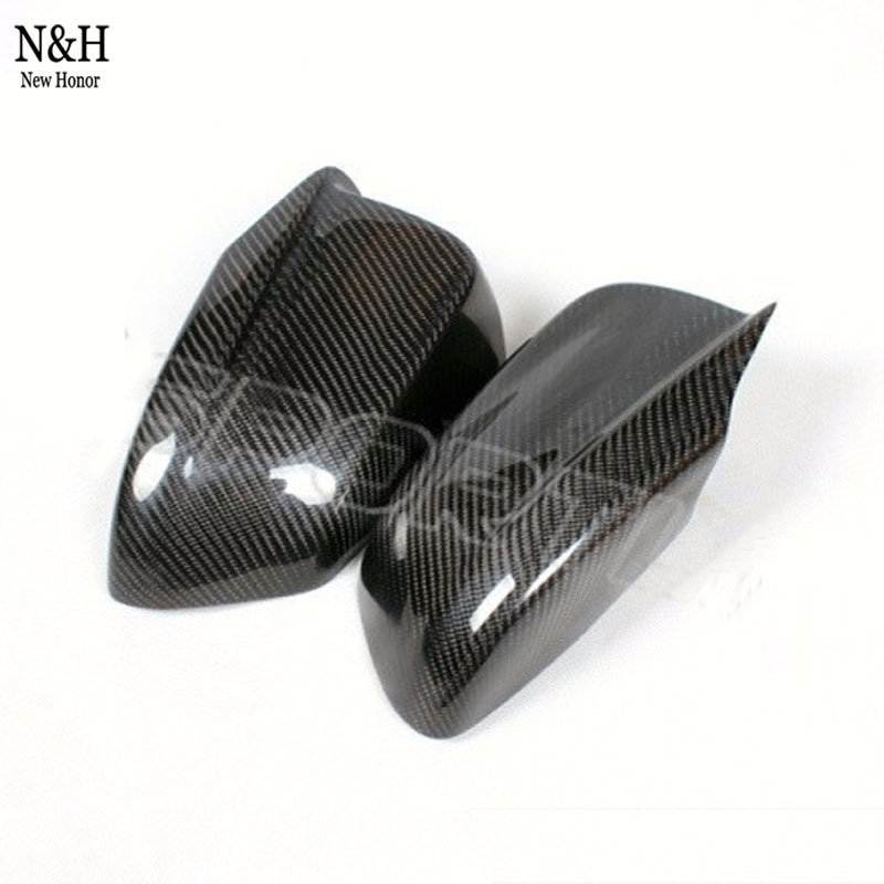11-13 High Quality Carbon Fiber Rearview Mirror Cover for BMW F10, Wing Side Mirror Caps (Fits 11-13 F10 )