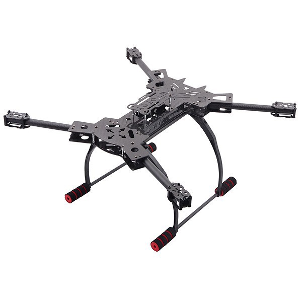 HJ-H4 Reptile 4 Axis Carbon Fiber Folding Quadcopter Frame Kit with Landing Gear  21204