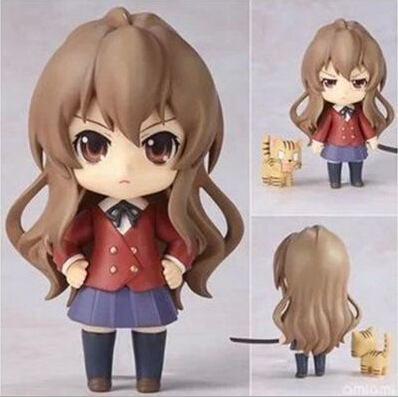 NEW hot 10cm Q version Toradora TIGER DRAGON Aisaka Taiga movable action figure toys collection christmas toy doll with box