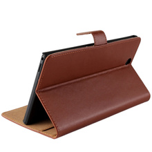 Vintage Genuine Leather Mobile Phone Accessories Cases For Sony Xperia Z1 L39h C6903 Original Flip Wallet