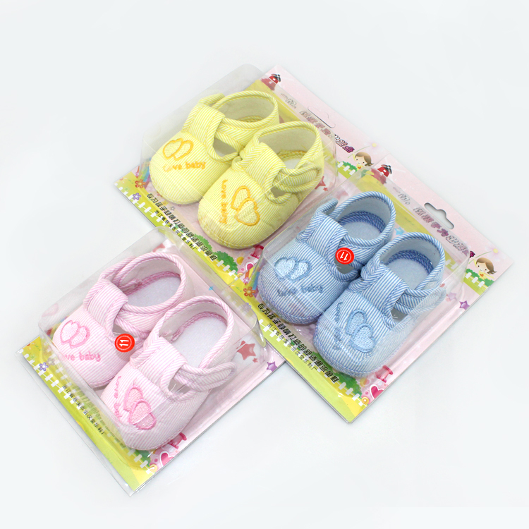 Baby Shoes Fashion Spring Autumn Sweet Striped Antiskid Toddlers Shoes Cute Baby Boys First Walkers