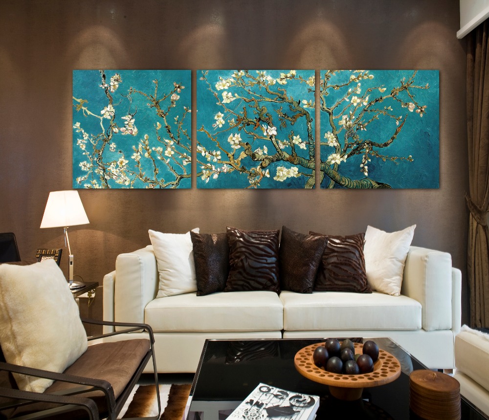 Branches with Almond Blossm by Vincent van Gogh Modern picture cotton canvas prints painting for wall