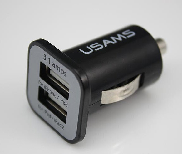 5 ./ 5  3.1A USAMS dual- USB    5  3100   iphone / 4S  iPAD1 / 2   iPad