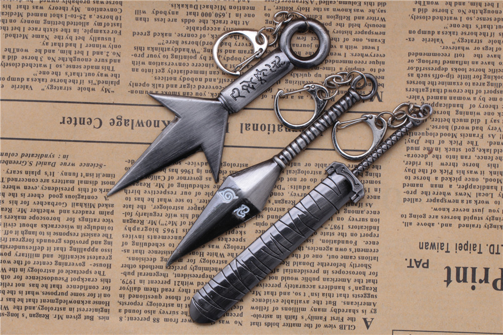 Naruto Weapon Keychain (11 models) free shipping worldwide