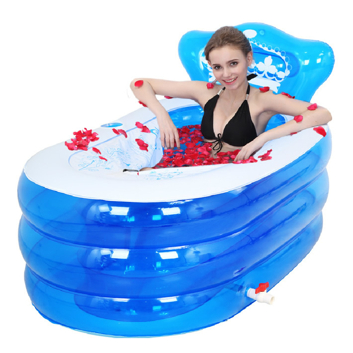Portable bath adult bathtub plastic inflatable bath tub adults folding