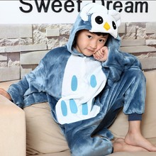 Boys Girls Pajamas Spring Autumn Winter Children Flannel pijamas Stitch Dinosaur Unicorn Kids Cos Animal pyjama