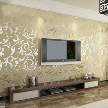Luxury Velvet Victorian Wallpaper Background Wall Wallpaper Classic Wall Papers Home Decor For Living Room Embossed Damask