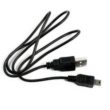 USB 2 0 A Male to Mini 5 Pin B Data Charging Cable Cord Adapter Black