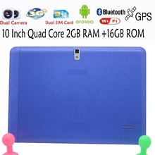 Original Quad Core 10 Inch 3G Phone Call Android Tablet pc Android 4 4 2GB RAM