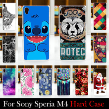 FOR SONY Ericsson Xperia M4 Aqua Dual E2303 E2333 E2353 Case Hard Plastic Cellphone Mask Case Protective Cover Housing Skin Mask