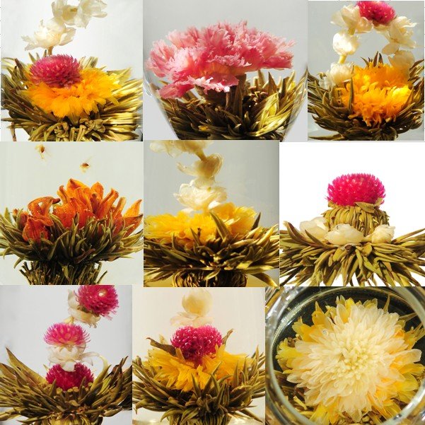 Promotion Good quality 10pcs blooming flower tea flowering tea natural herbal for reduce weight nice gifts