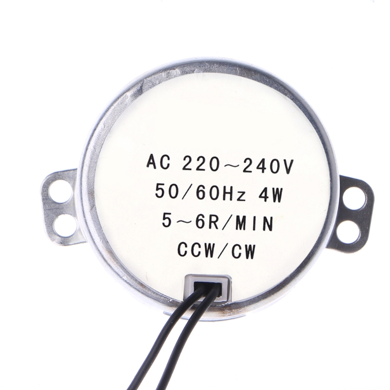 AC 220V 14W 8mm Synchronmotor 50/60Hz CW/CCW Synchron Getriebemotor 20RPM #1 