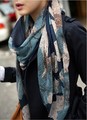 1PC 80 180cm New Fashion Hot sale big Flower Peddles Printed Women winter scarf