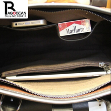 New fashion men leather pu briefcase messenger shoulder bag brands business handbag men s travel bag