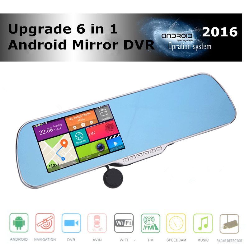5.0 inch android touch rearview mirror car camera wifi gps navigator full hd 1080p car dvr dual lens parking video recorder 5.0 inch android touch rearview mirror car camera wifi gps navigator full hd 1080p car dvr dual lens parking video recorder