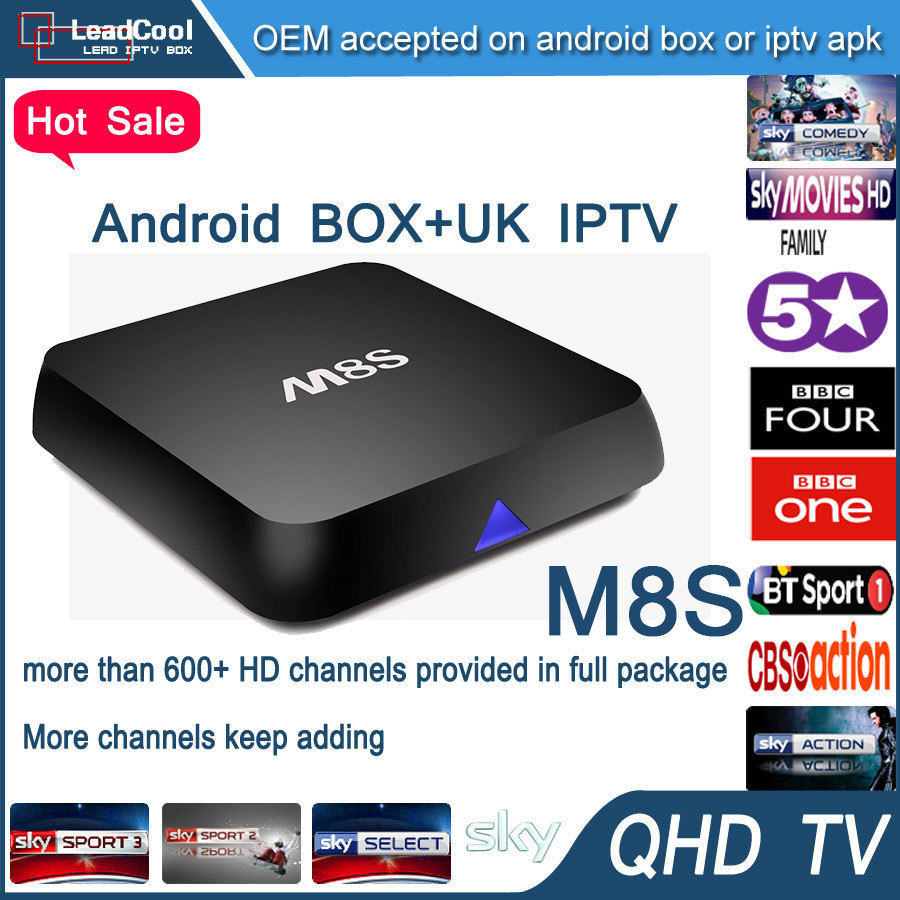 Cheapest Android Tv Box M8S For Smart Tv 4k Tv Include 1 Year Qhdtv Iptv Account Bein Sport Canal No Youtube Youporn Iptv