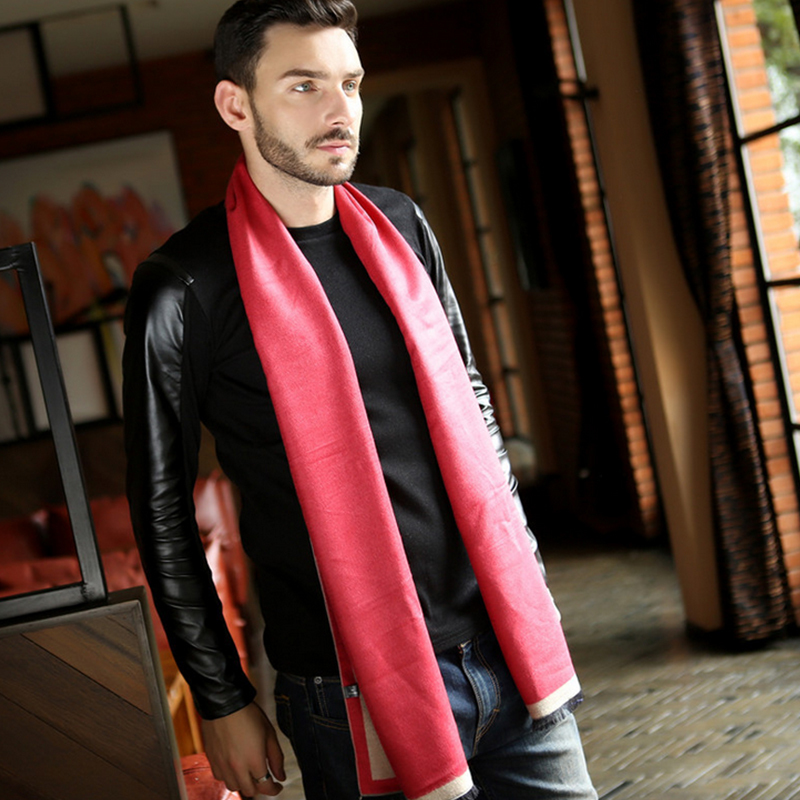 2015 Fashion Design Solid Winter Scarf Men Shawls ...