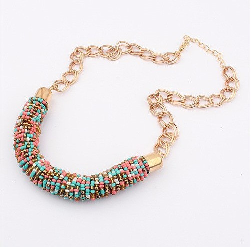 wholesale-choker-vintage-jewerly-bead-Necklaces-Pendants-fashion-colar-exaggerated-statement-necklace-for-women-2014