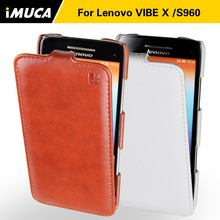 lenovo s960 case 100% original leather case for Lenovo VIBE X S968T S968T S960 Verticl Flip Cover Mobile Phone Bags & Cases