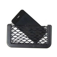 2016 New Car Seat Side Back Storage Net Bag Phone Holder Pocket Universal String Net Bag Fit All Phone Auto Accessories