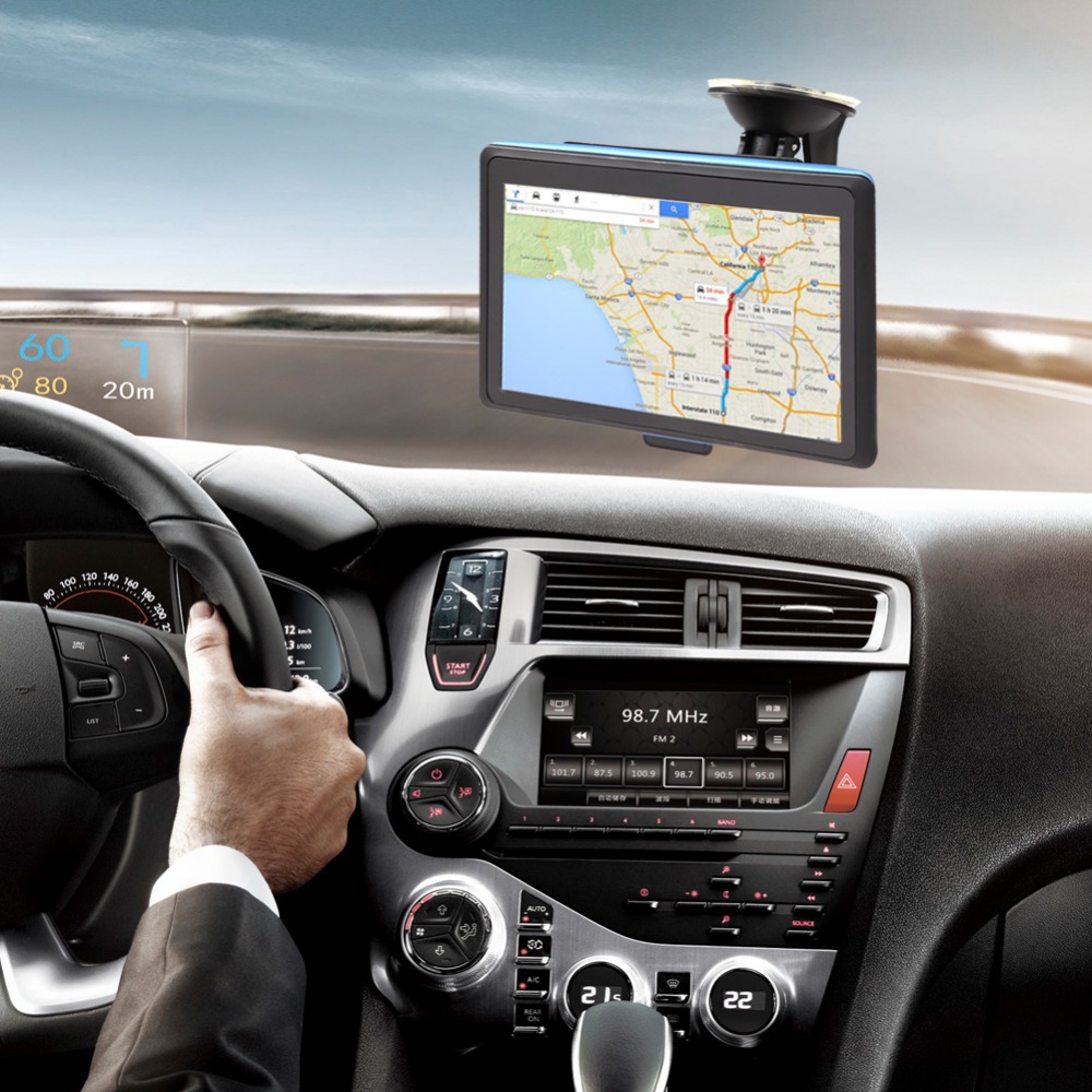 2016 New 7 inch HD TFT LCD Car GPS Navigation FM 8GB 128MB Map Truck Vehicle