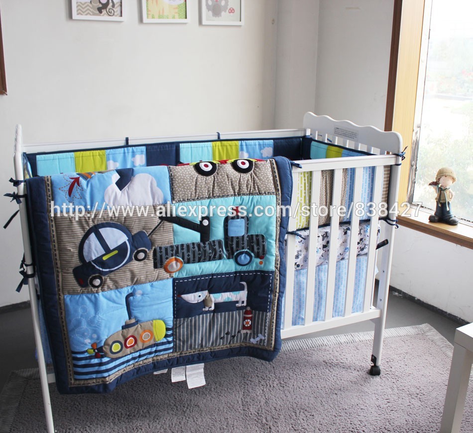 baby boy cot bumper sets