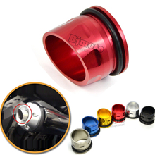 ETC-YA001-RD New Red Color Motorcycle CNC Aluminum Exhaust Tip Cover For Yamaha T-max 530 2012-2015