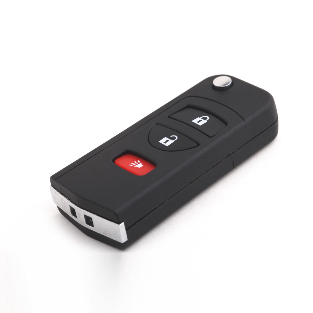 3-Button-Flip-Fob-Remote-Folding-Car-Key-Case-for-Nissan-Infiniti-Car-Key-Shell-Uncut